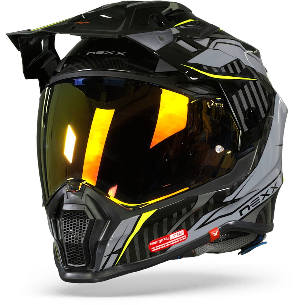 Image of Nexx XWRL Atika Grey Neon Adventure Helmet Talla 3XL