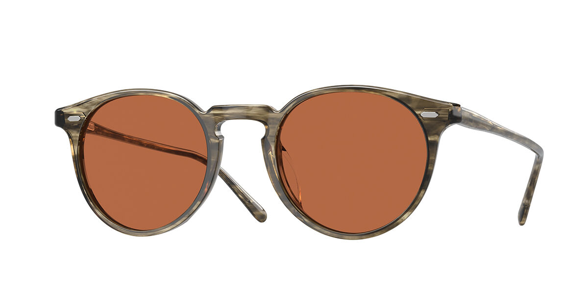 Image of Oliver Peoples OV5529SU N02 Sun 173553 46 Zielone Męskie Okulary Przeciwsłoneczne PL