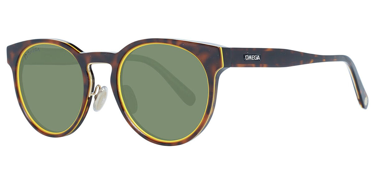 Image of Omega OM0020-H 52N Óculos de Sol Masculino Tortoiseshell BRLPT