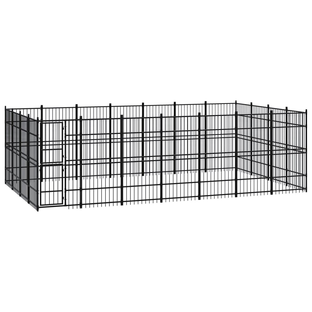 Image of Outdoor Dog Kennel Steel 2777 ft²