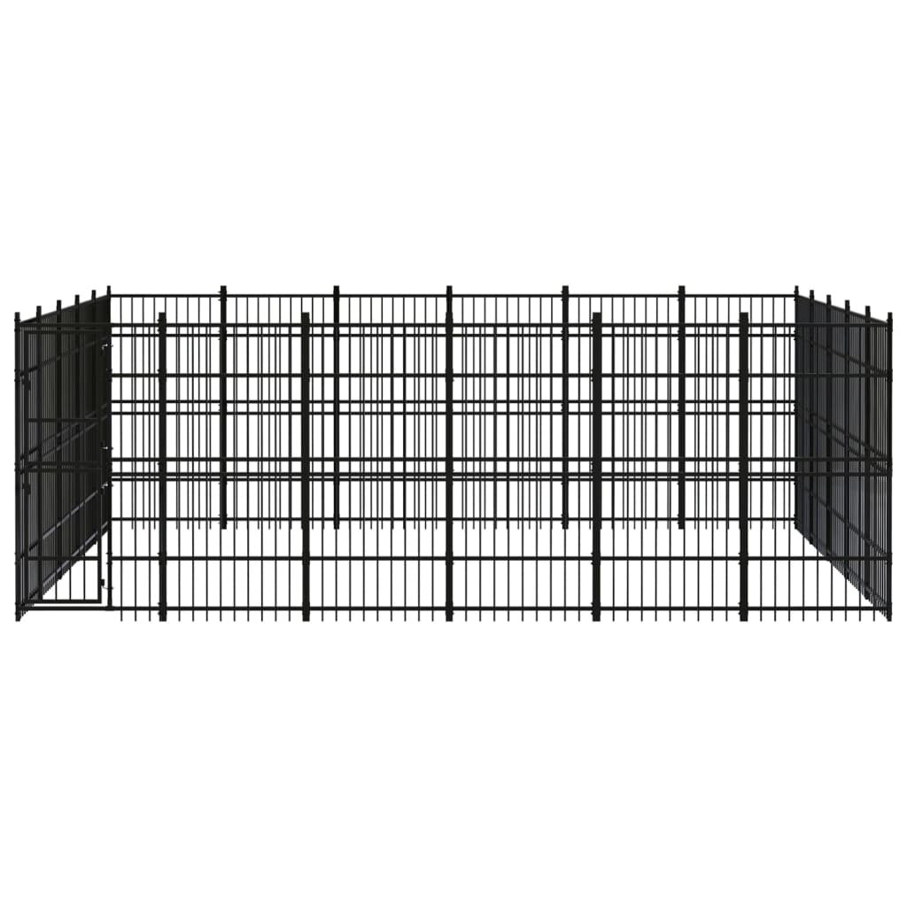 Image of Outdoor Dog Kennel Steel 2976 ft²
