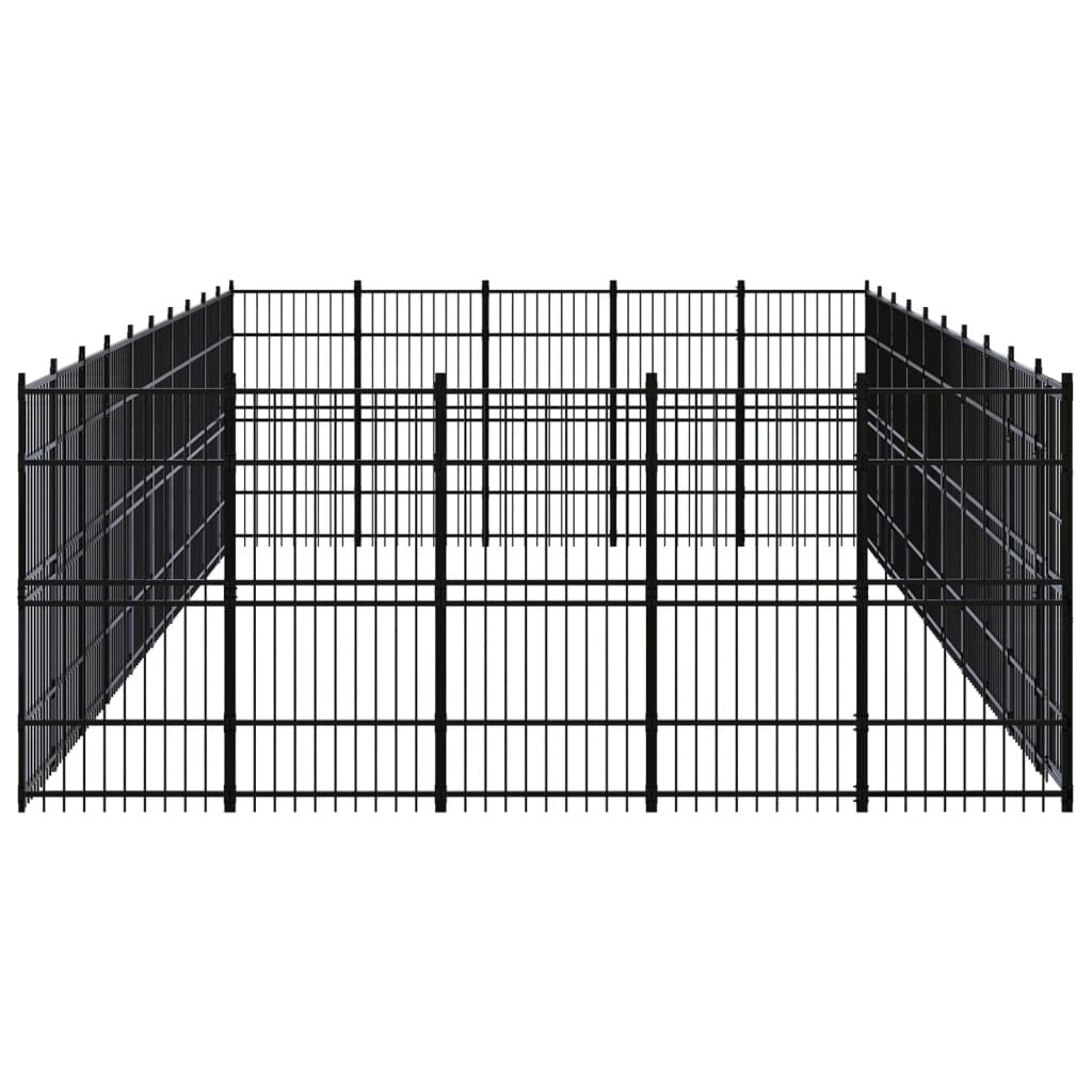 Image of Outdoor Dog Kennel Steel 496 ft²