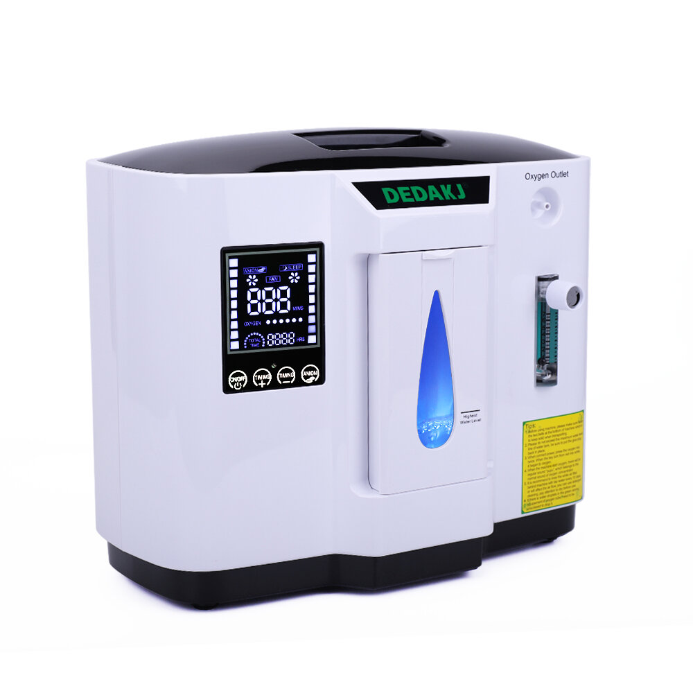 Image of Oxygen Concentrator DEDAKJ DDT-1A 6L Portable Air PurifIer Oxygen Generator Home Oxygen Machine