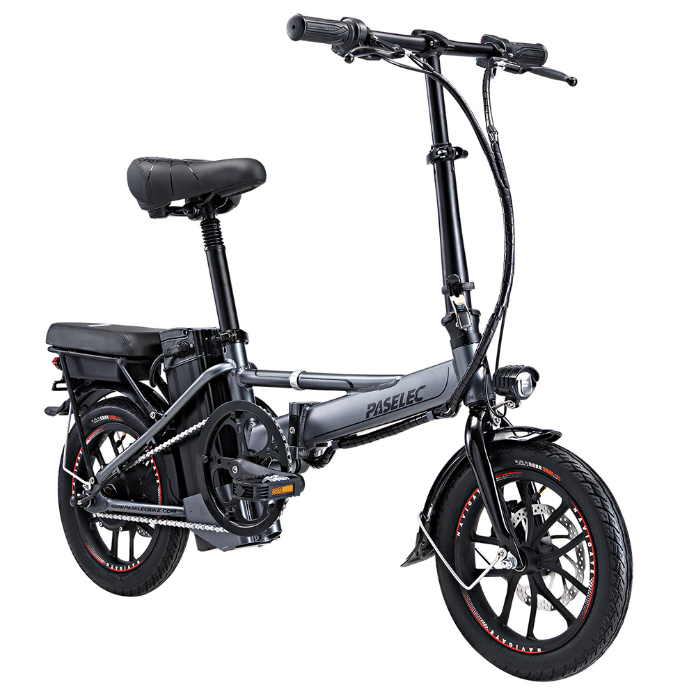 Image of PASELEC Mini Electric Bike 400W 48V 13AH Grey