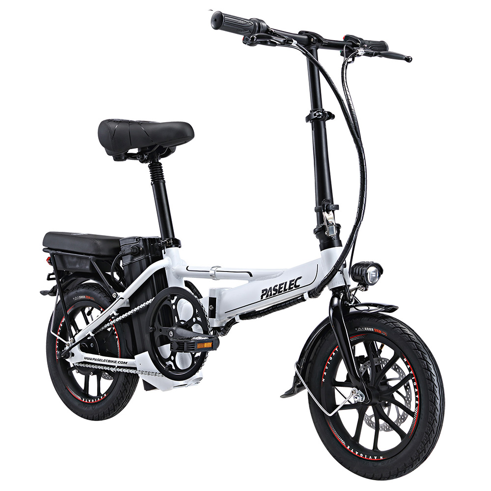 Image of PASELEC Mini Electric Bike 400W 48V 13AH White