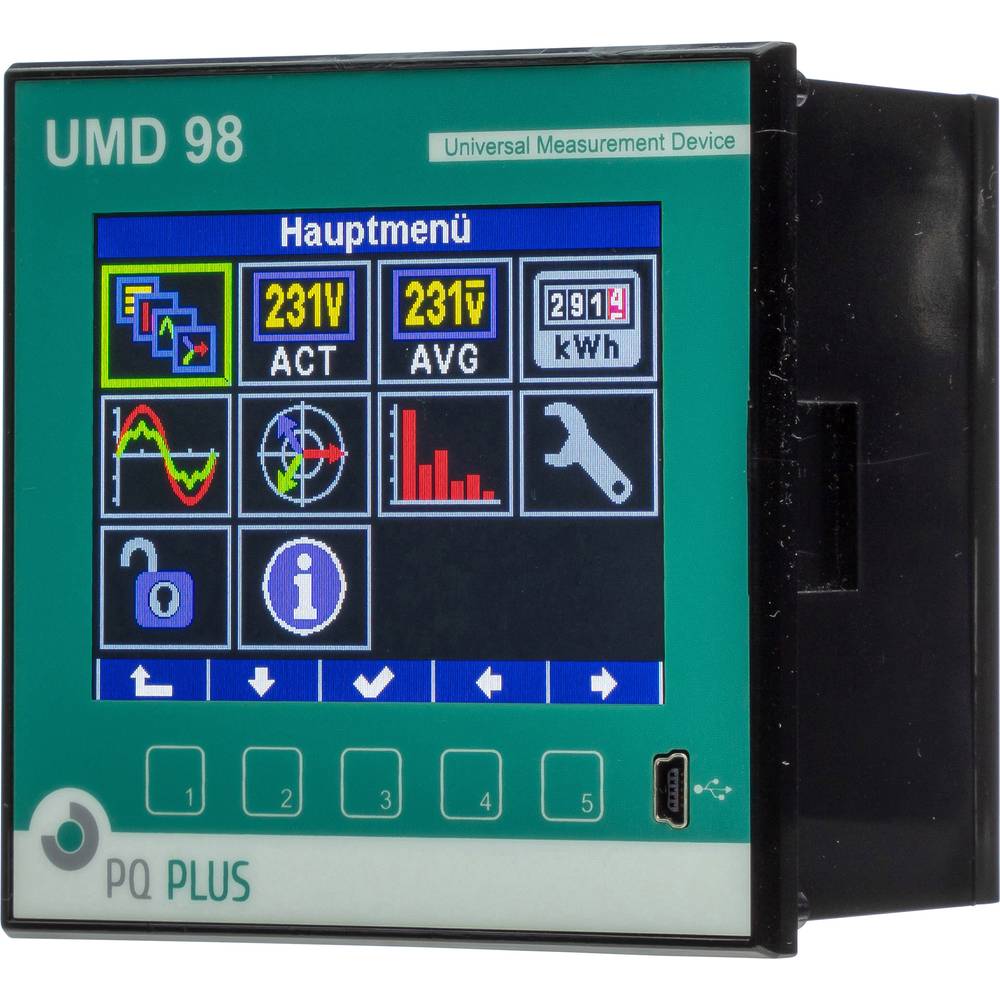 Image of PQ Plus UMD 98RCM-T Digital rack-mount meter