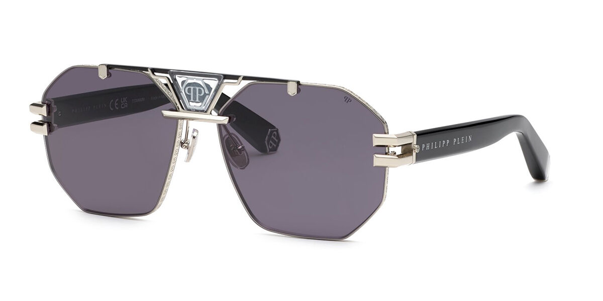 Image of Philipp Plein SPP077M 0578 Óculos de Sol Feminino Pretos BRLPT