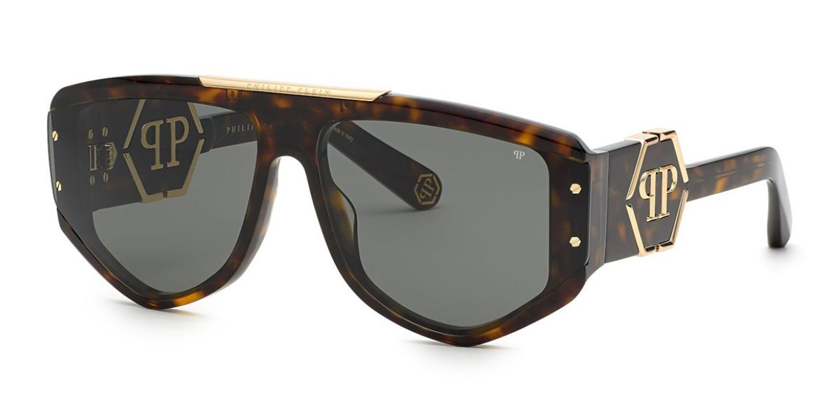 Image of Philipp Plein SPP093M 0722 Óculos de Sol Tortoiseshell Feminino BRLPT