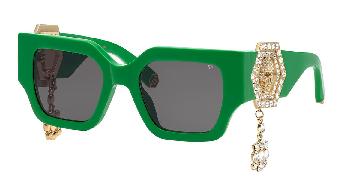 Image of Philipp Plein SPP103S 0D80 Gafas de Sol para Mujer Verdes ESP