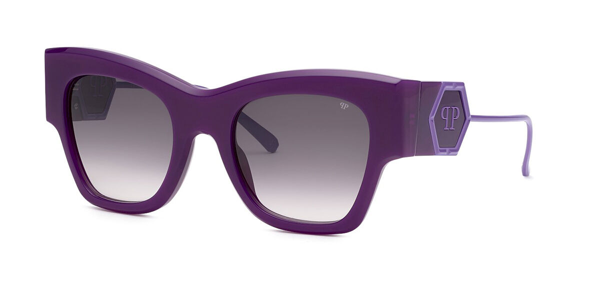 Image of Philipp Plein SPP120M 0875 Óculos de Sol Purple Feminino BRLPT