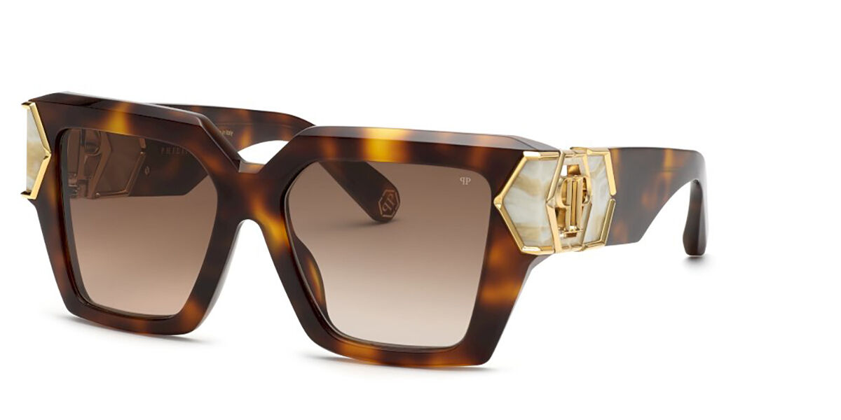 Image of Philipp Plein SPP135M 0752 Óculos de Sol Tortoiseshell Feminino PRT