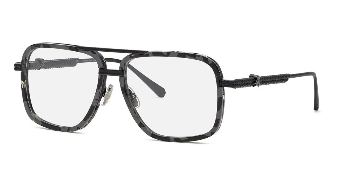 Image of Philipp Plein VPP063V 0599 58 Tortoiseshell Meskie Okulary Korekcyjne PL