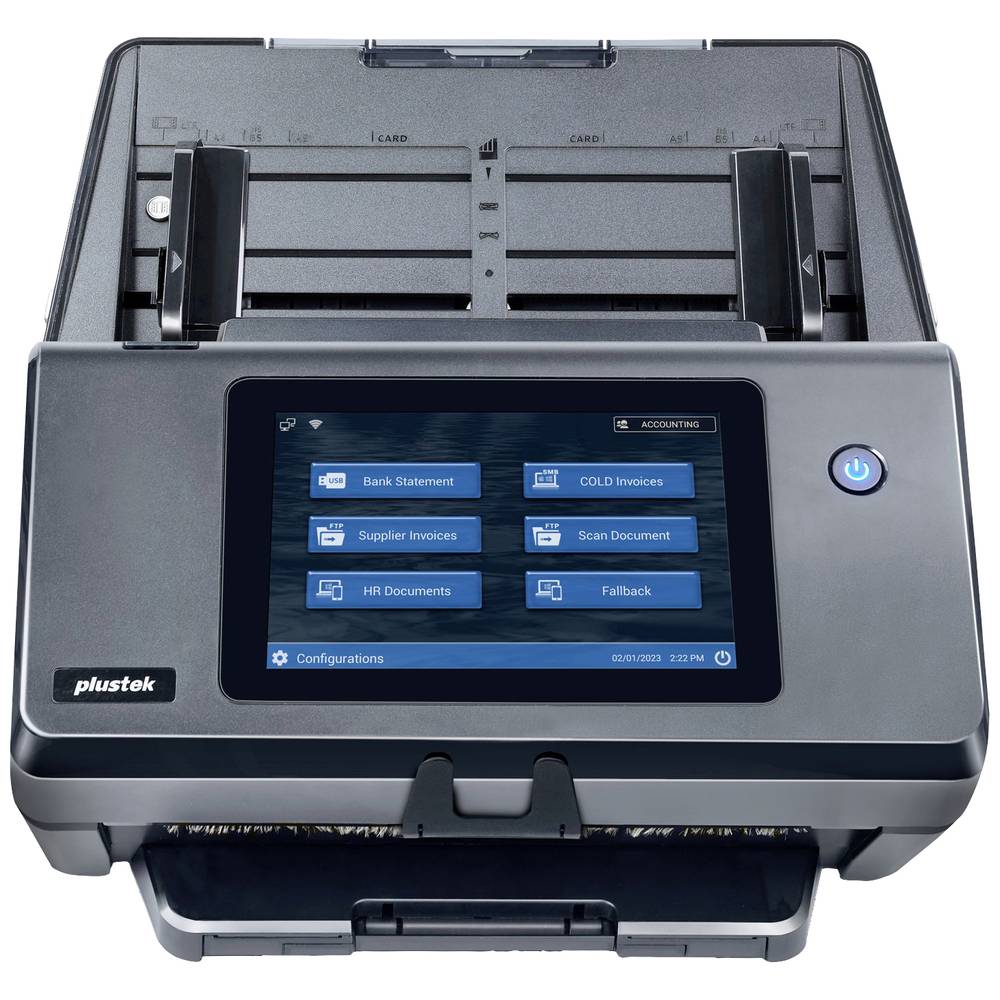 Image of Plustek eScan A450Pro Document scanner A4 600 x 600 dpi 60 pages/min USB 20 USB 20 USB Host RJ45