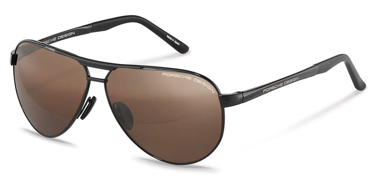 Image of Porsche Design P8649 Polarized J Óculos de Sol Pretos Masculino BRLPT