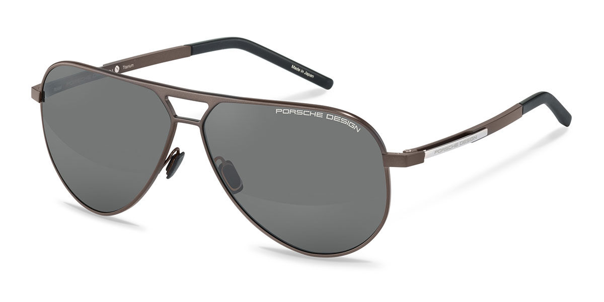 Image of Porsche Design P8942 Polarized D 63 Lunettes De Soleil Homme Marrons FR