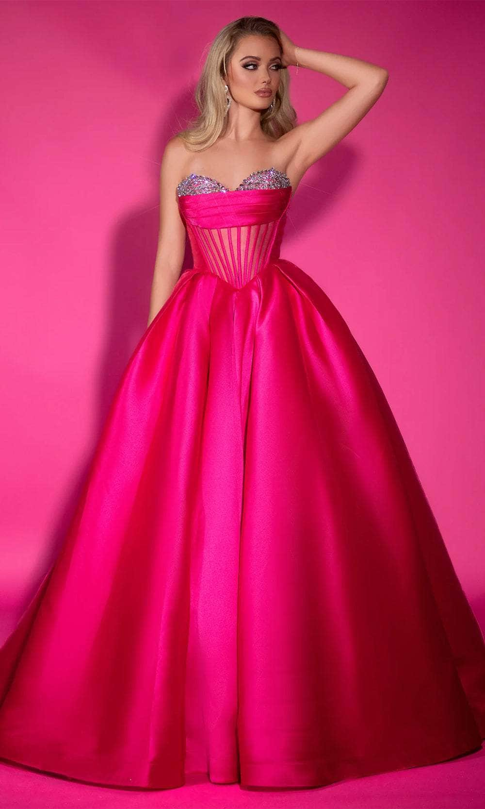 Image of Portia and Scarlett PS25306 - Jeweled Corset Ballgown