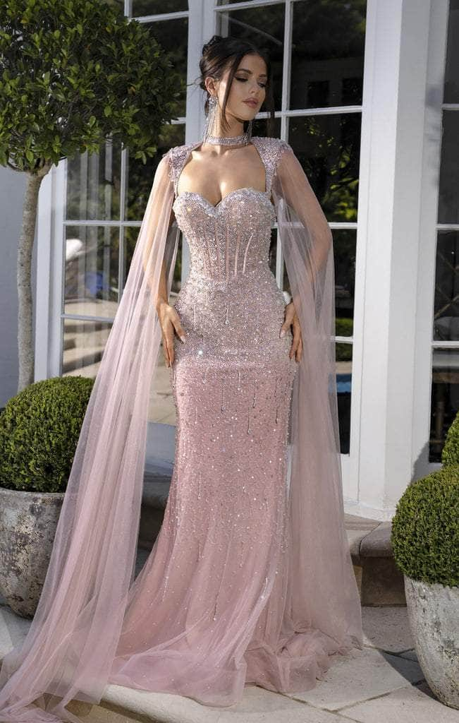 Image of Portia and Scarlett PS25504 - Embellished Sweetheart Neck Prom Gown