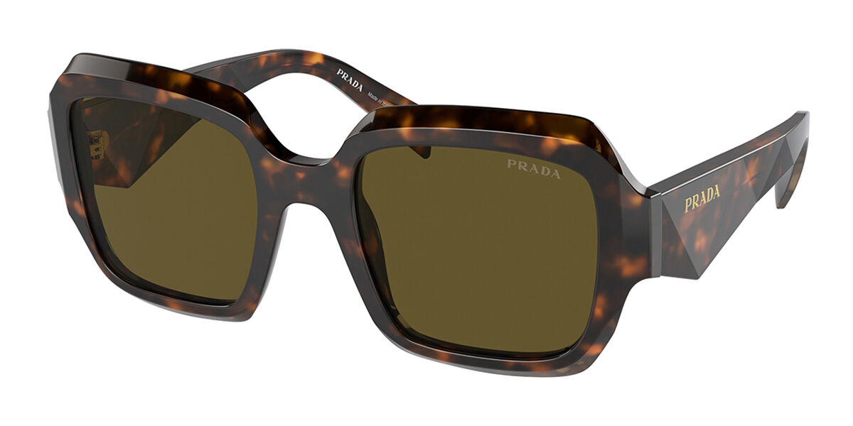 Image of Prada PR 28ZSF Formato Asiático 14L09Z Óculos de Sol Tortoiseshell Feminino BRLPT