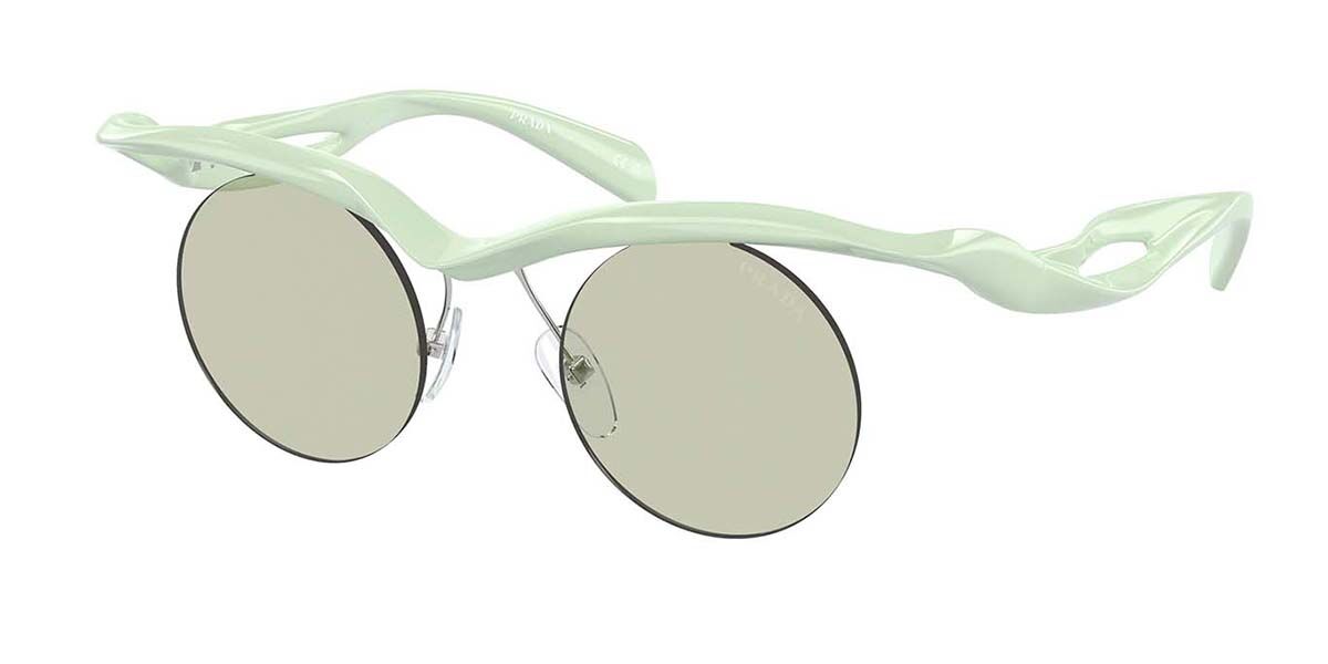 Image of Prada PR A18S 17Q4R0 Óculos de Sol Masculino Verdes BRLPT