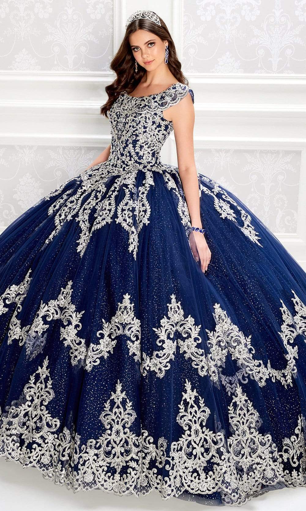 Image of Princesa by Ariana Vara - PR22035 Scoop Neck Ball Gown