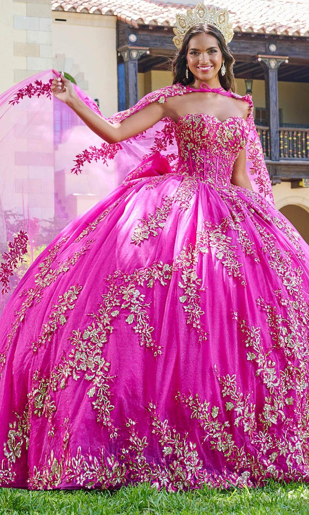 Image of Quinceanera Collection 26075 - Strapless Sweetheart Ballgown