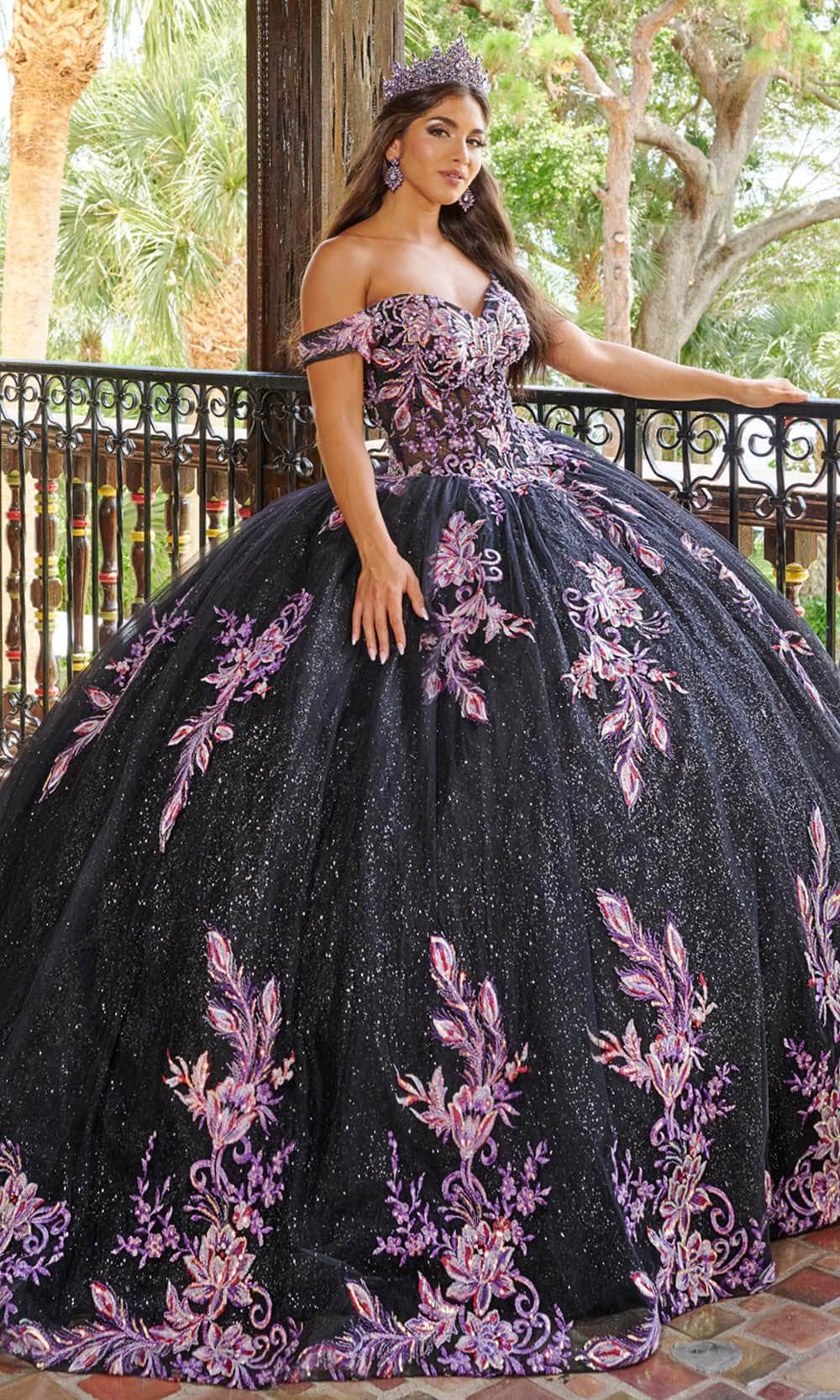 Image of Quinceanera Collection 26079 - Corset Bodice Lace Applique Ballgown