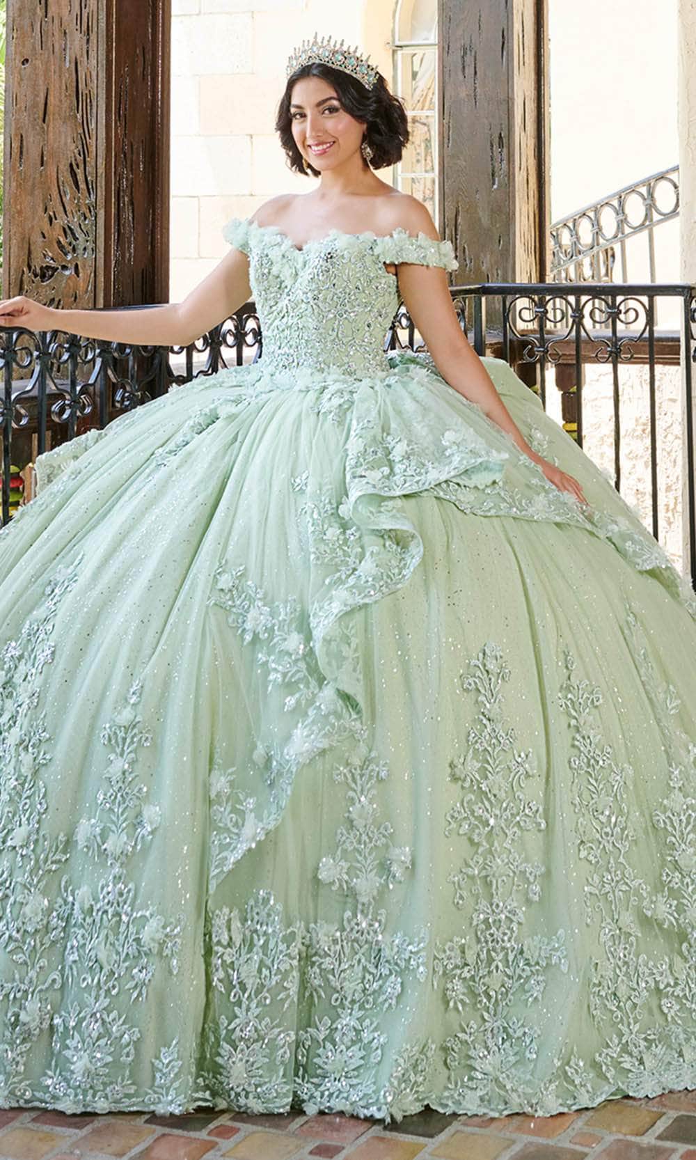 Image of Quinceanera Collection 26080 - Sweetheart Off-Shoulder Ballgown