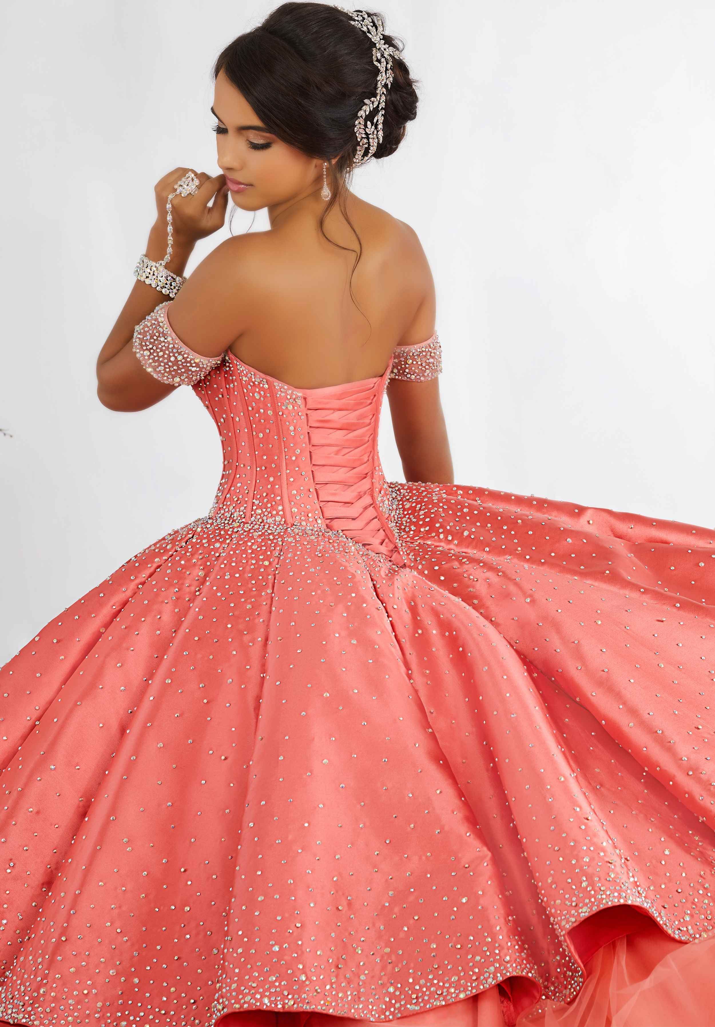 Image of Quinceanera Collection - 26887 High Low Gown with Removable Skirt