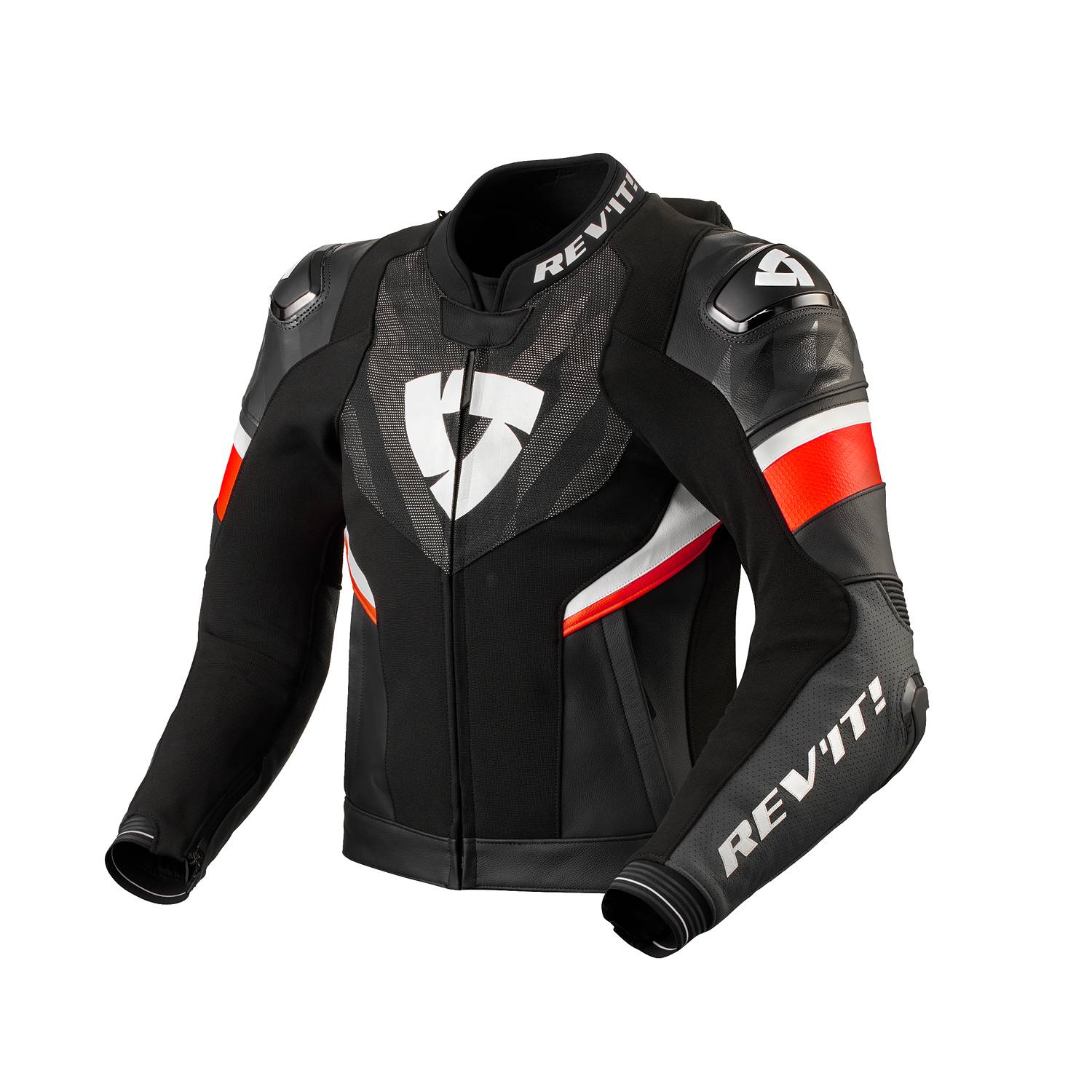 Image of REV'IT Chaqueta Hyperspeed 2 Pro Negra Rojo Neón Talla 50