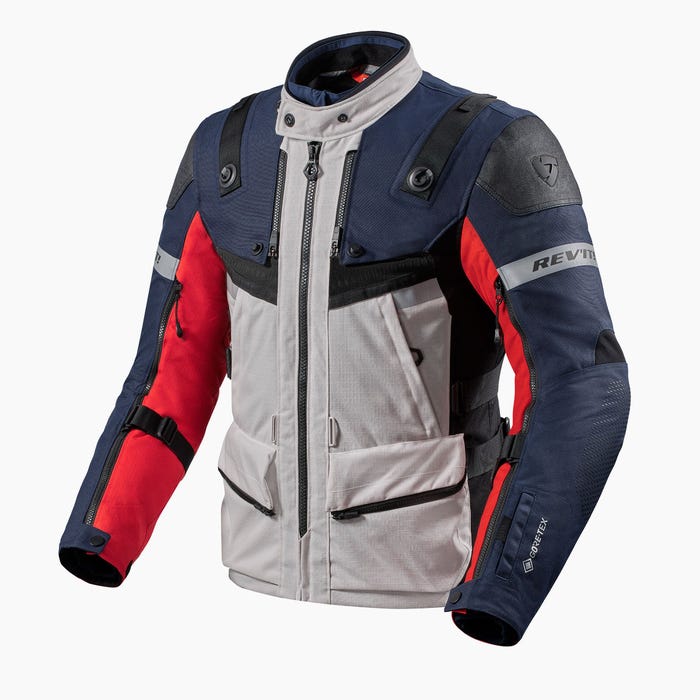 Image of REV'IT! Defender 3 GTX Rot Blau Jacke Größe M