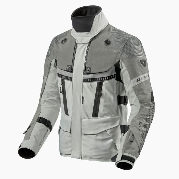 Image of REV'IT! Dominator 3 GTX Jacket Silver Anthracite Talla XYL