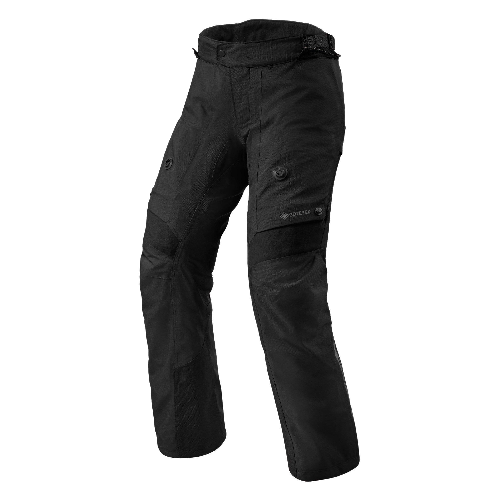 Image of REV'IT! Pants Poseidon 3 GTX Black Long Motorcycle Pants Size M ID 8700001362542