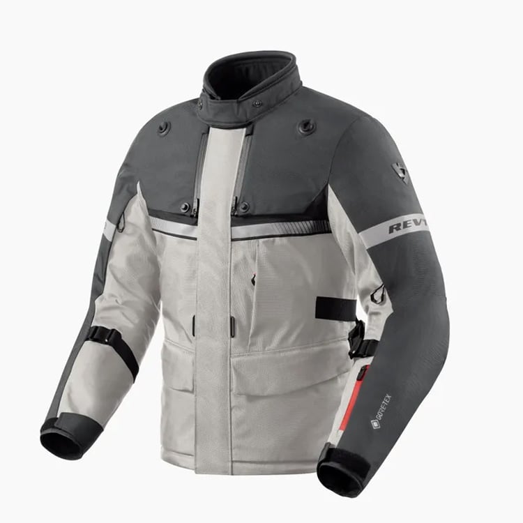 Image of REV'IT! Poseidon 3 GTX Jacket Silver Anthracite Size M EN