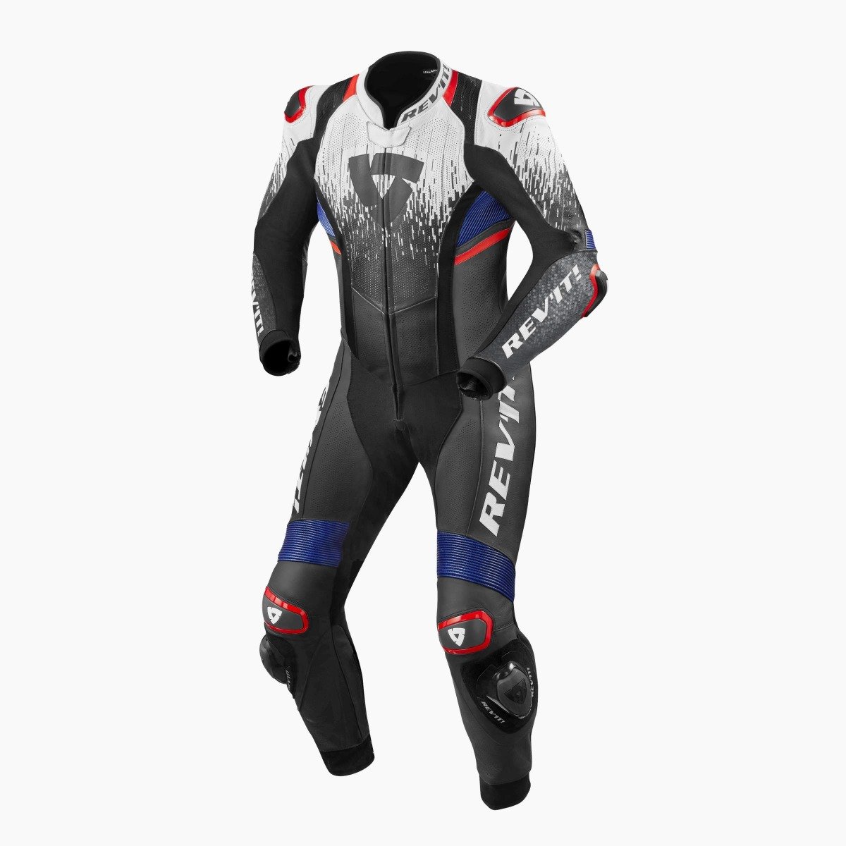Image of REV'IT! Quantum 2 One Piece Racing Suit White Blue Size 48 ID 8700001313469