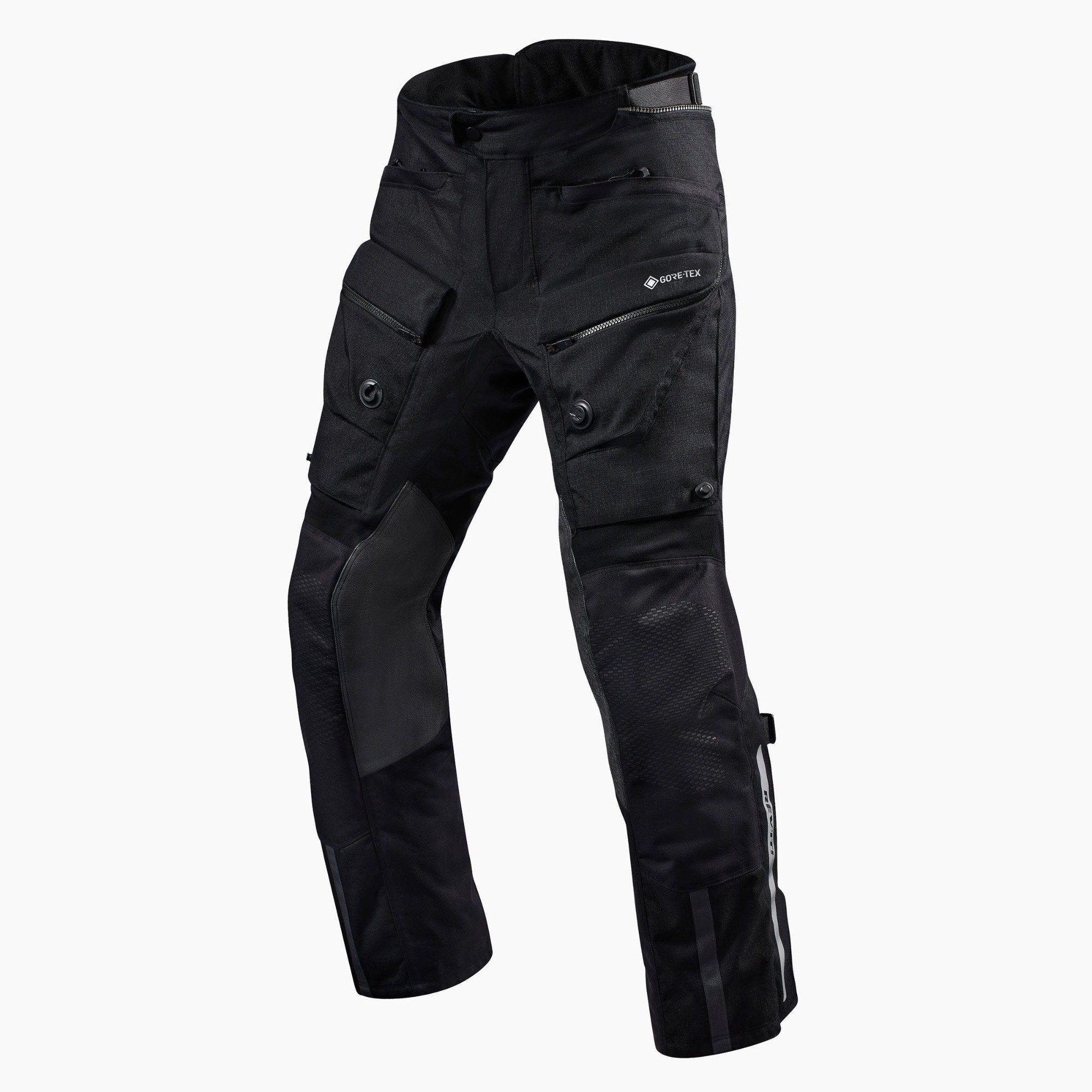 Image of REV'IT! Trousers Defender 3 GTX Black Short Motorcycle Pants Talla M