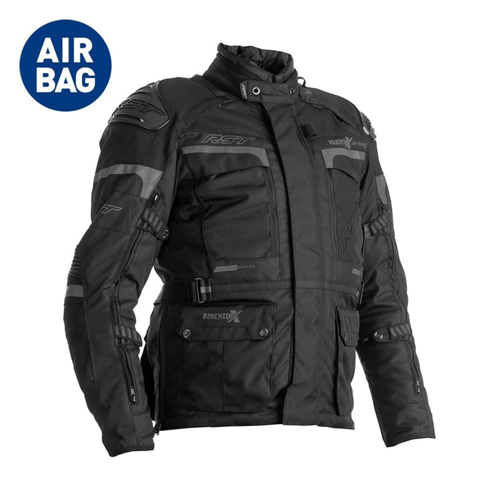 Image of RST Adventure-X Airbag Jacket Black Grey Size 44 ID 5056136242710