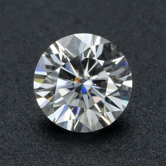 Image of Round Cut Certified Moissanite Loose Stones VVS D 4MM-15MM ID 41510649659585