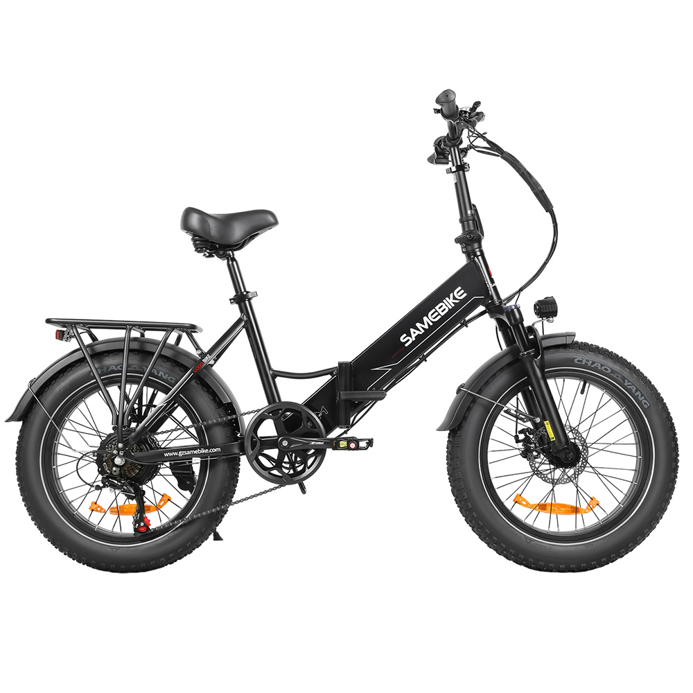 Image of SAMEBIKE LOTDM200-II Folding Electric Bike Black