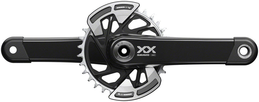 Image of SRAM XX Eagle T-Type Wide Crankset - 170mm 12-Speed 32t Chainring Direct Mount 2-Guards DUB Spindle Interface Black