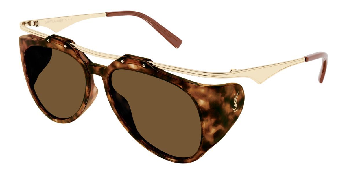 Image of Saint Laurent SL M137 AMELIA 002 Óculos de Sol Feminino Tortoiseshell BRLPT