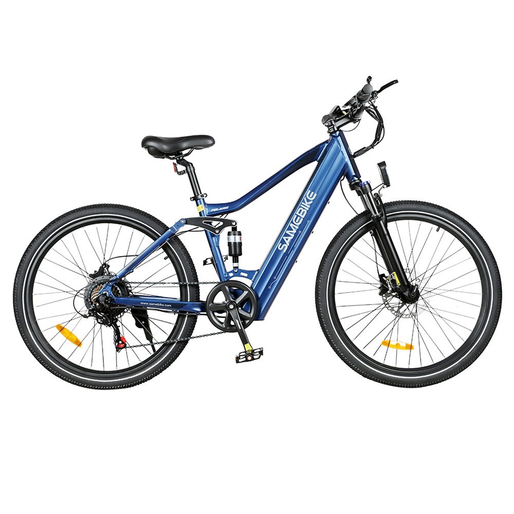 Image of Samebike XD26-II Electric Bike 750W Motor 40km/h Speed 48V 14Ah Blue