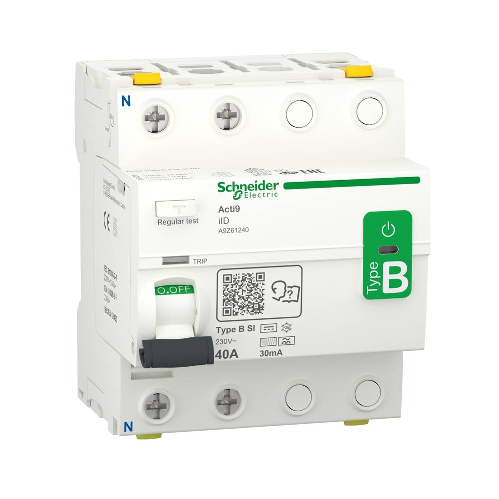 Image of Schneider Electric A9Z61240 RCCB RCD (all types of current) B 40 A 003 A