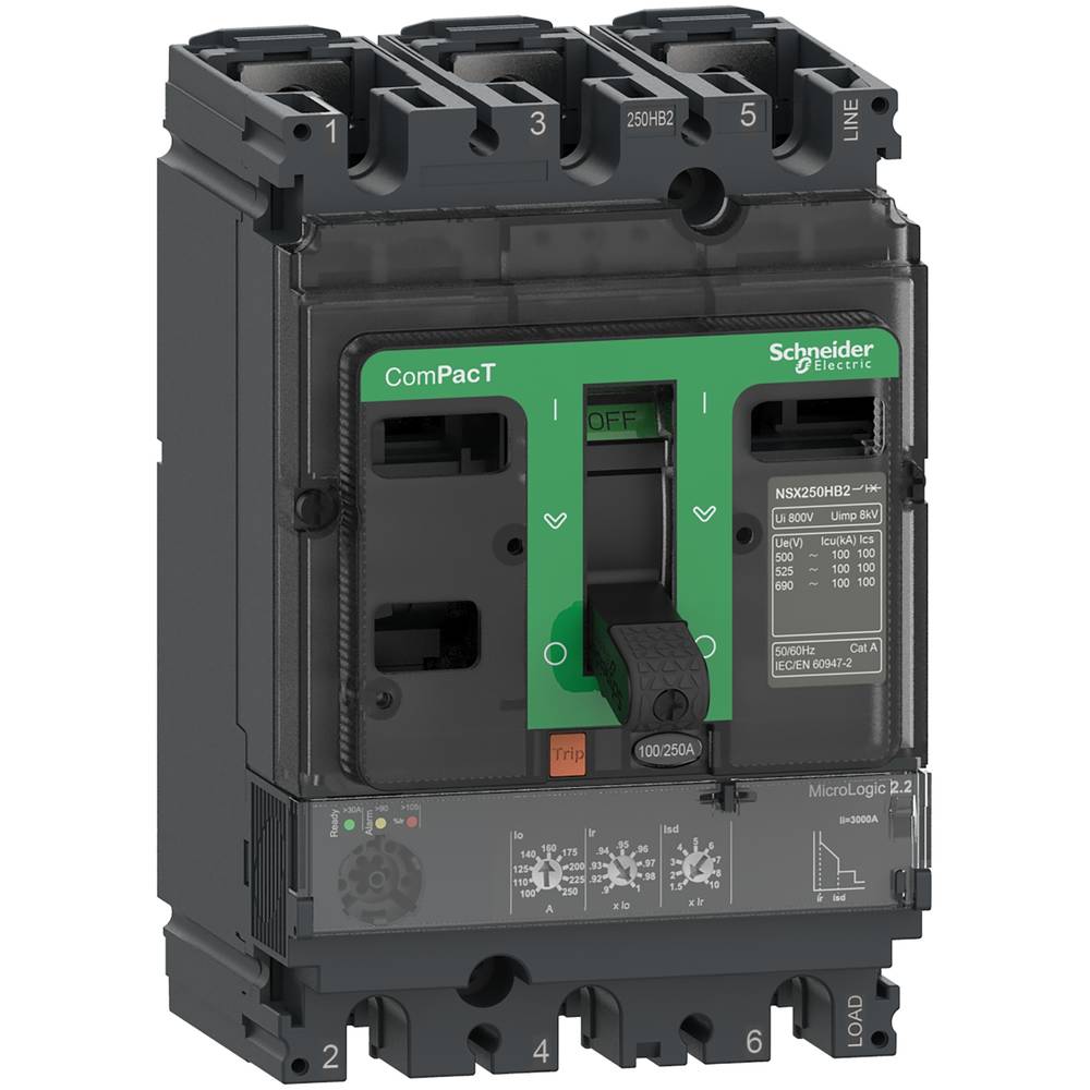 Image of Schneider Electric C10H32D100 Circuit breaker 1 pc(s)