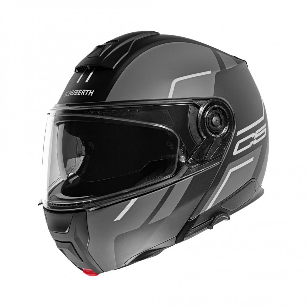 Image of Schuberth C5 Master Black Grey Modular Helmet Size 2XL ID 4017765145200