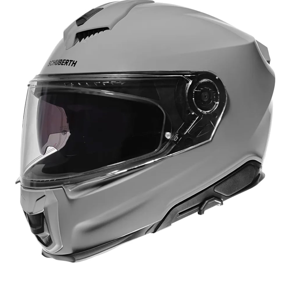 Image of Schuberth S3 Grey Full Face Helmet Talla XL