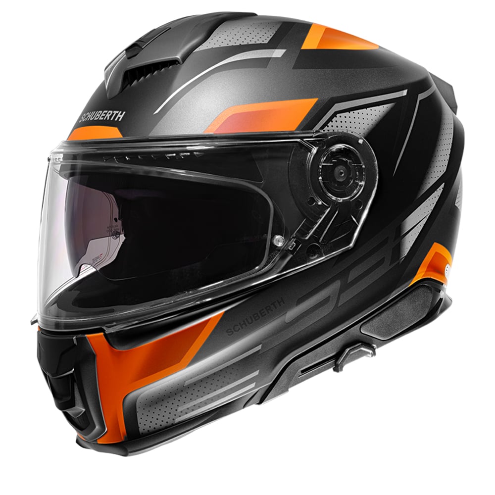 Image of Schuberth S3 Storm Noir Orange Casque Intégral Taille M