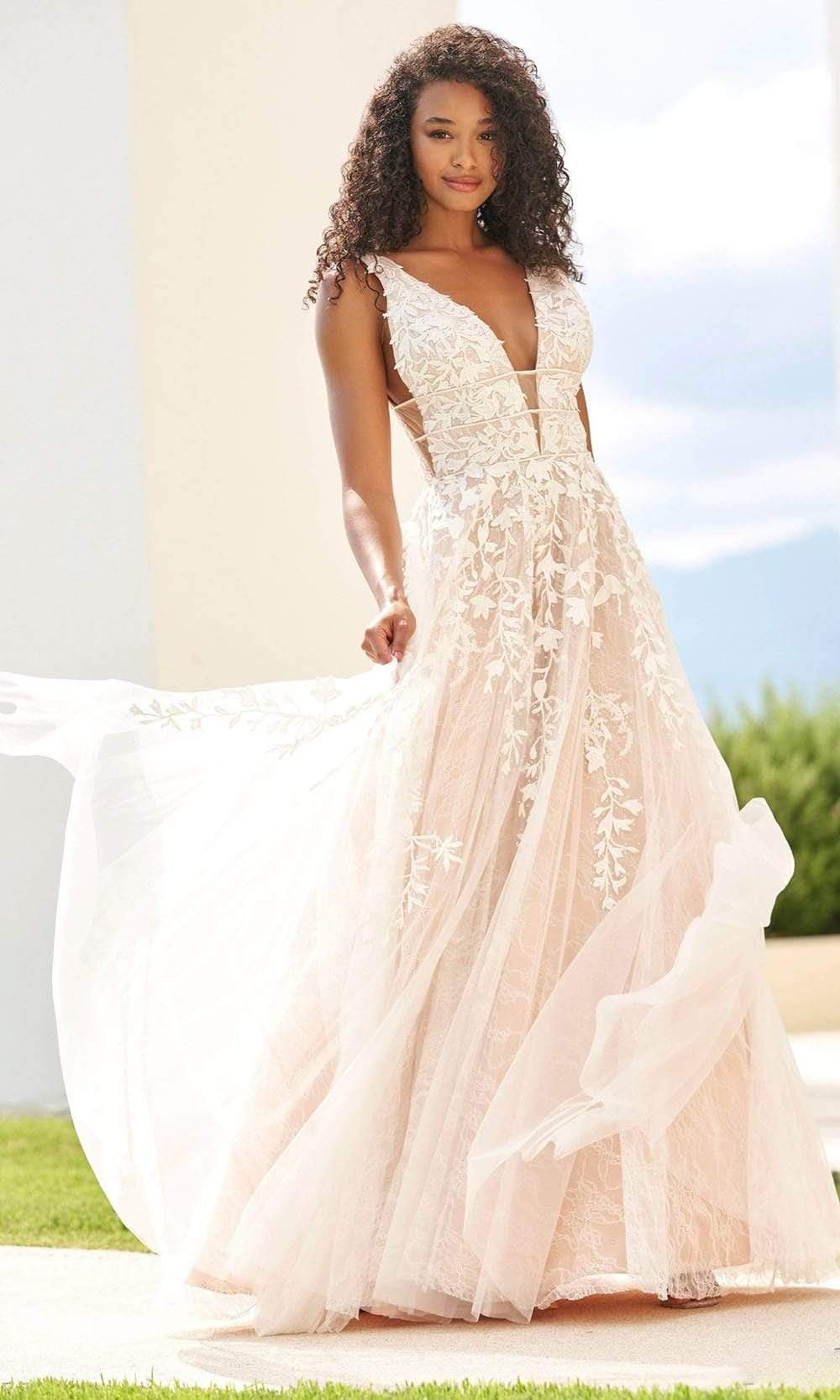 Image of Sherri Hill - 54862 Lace Ornate A-Line Gown