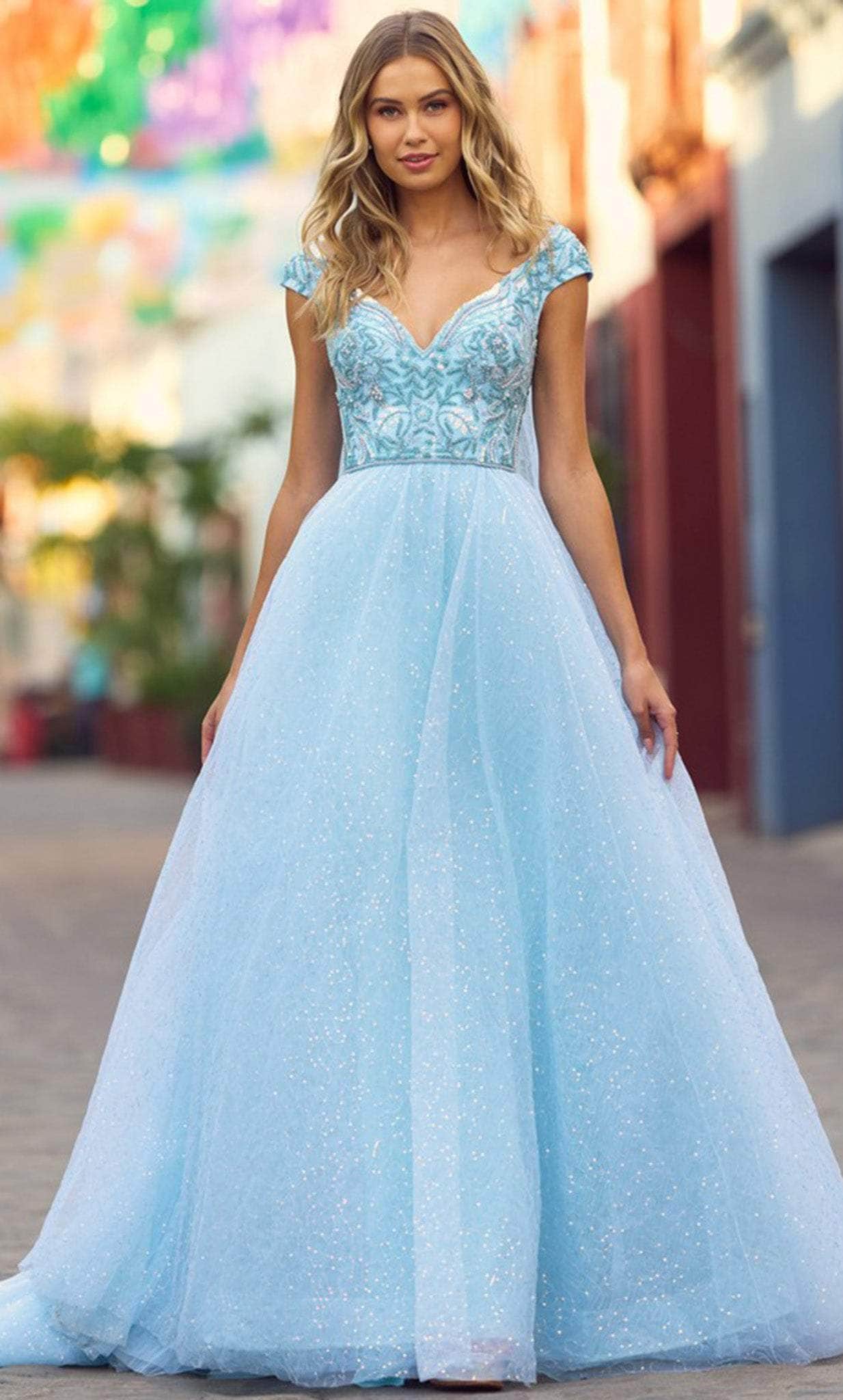 Image of Sherri Hill 55451 - Beaded Sweetheart Evening Gown