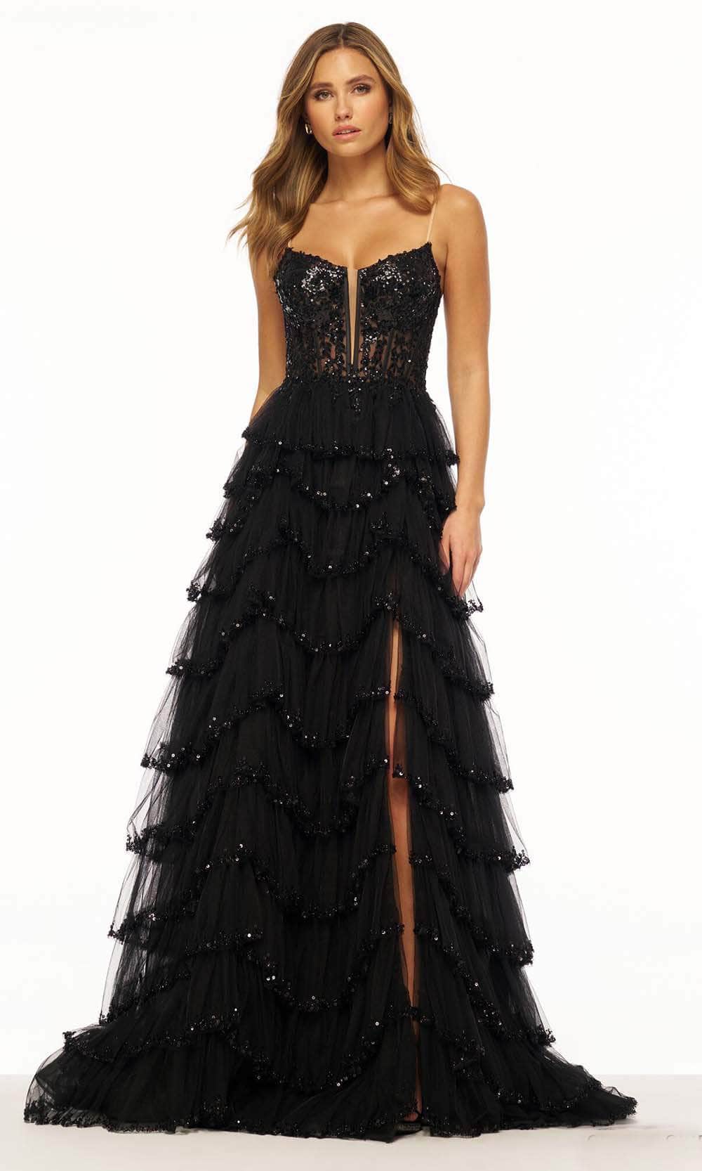 Image of Sherri Hill 56193 - Corset Beaded Gown