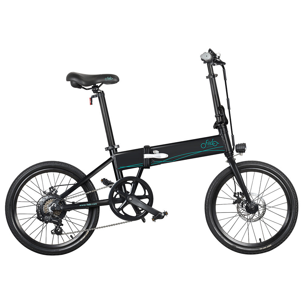 Image of [Shipped To UK] FIIDO D4s 104Ah 36V 250W 20 Inches Folding Moped Bicycle 25km/h Top Speed 80KM Mileage Range Electric B